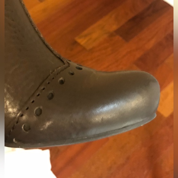 Pedro Garcia Brown Leather Justine Chelsea Stretch Ankle Boots - Picture 12 of 13